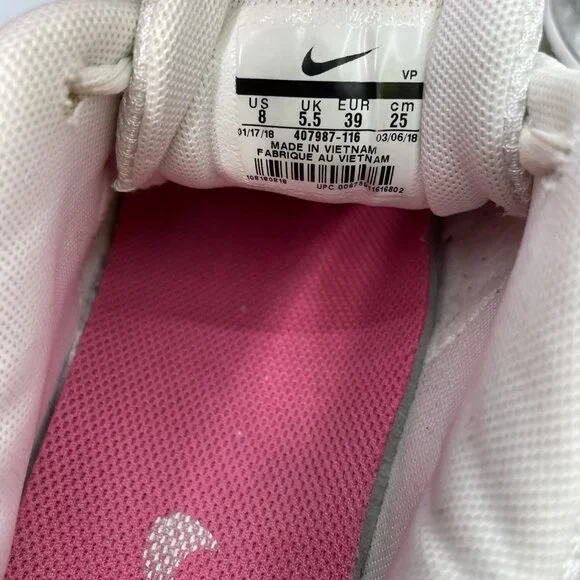 Nike Reax Run 5 Sneakers Shoes Running Training Athletic Silver White Womens 8 - Picture 13 of 14